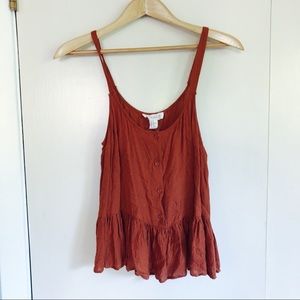 Burnt Orange Tank Top